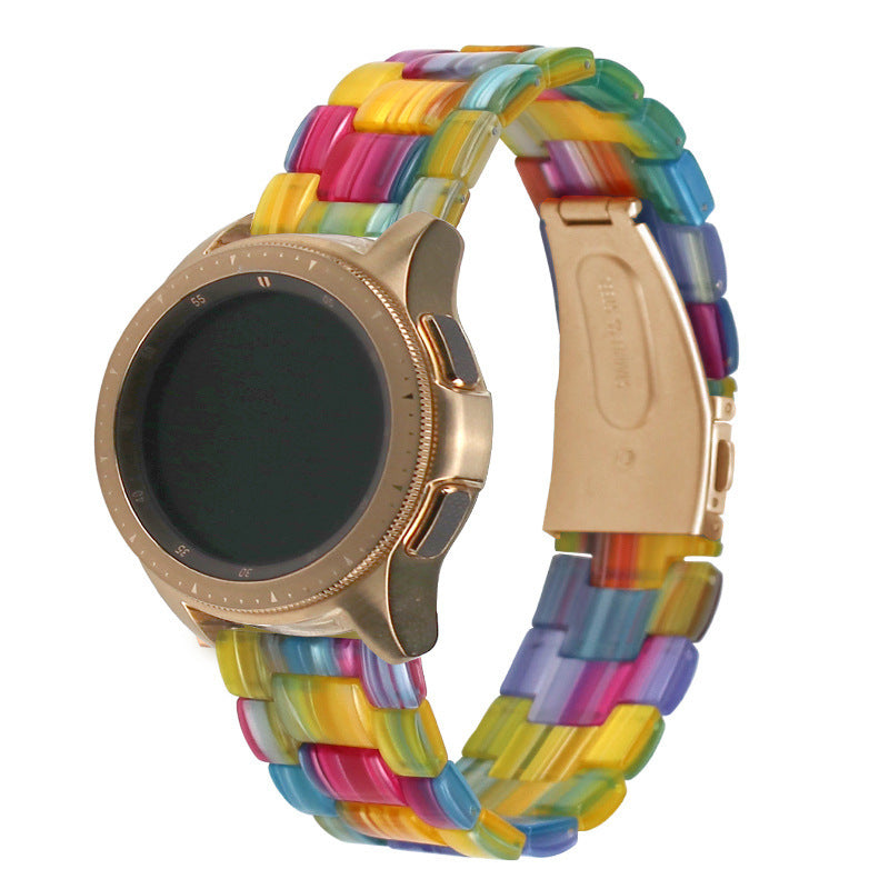 Glacier Rainbow Bracelet Resin Pogo Pin