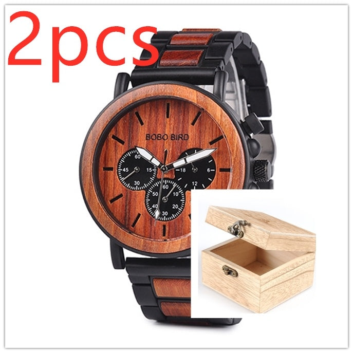 BOBO BIRD Wooden Men Watches Relogio Masculino