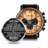 BOBO BIRD Wooden Men Watches Relogio Masculino