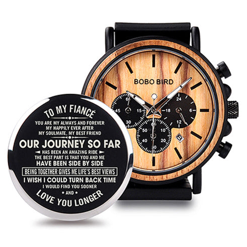BOBO BIRD Wooden Men Watches Relogio Masculino