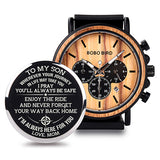 BOBO BIRD Wooden Men Watches Relogio Masculino
