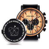 BOBO BIRD Wooden Men Watches Relogio Masculino