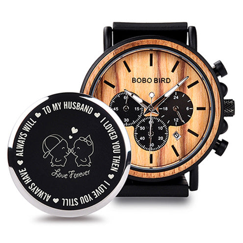 BOBO BIRD Wooden Men Watches Relogio Masculino