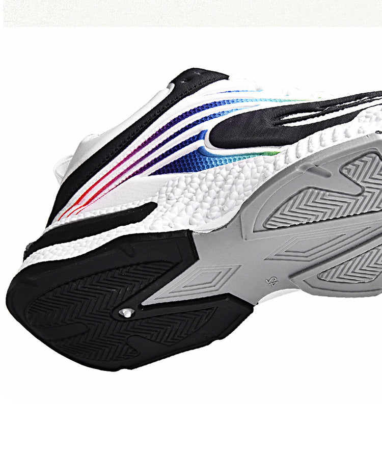 Colorful Casual Shoes Flying Woven Men's Shoes