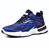 Colorful Casual Shoes Flying Woven Men's Shoes