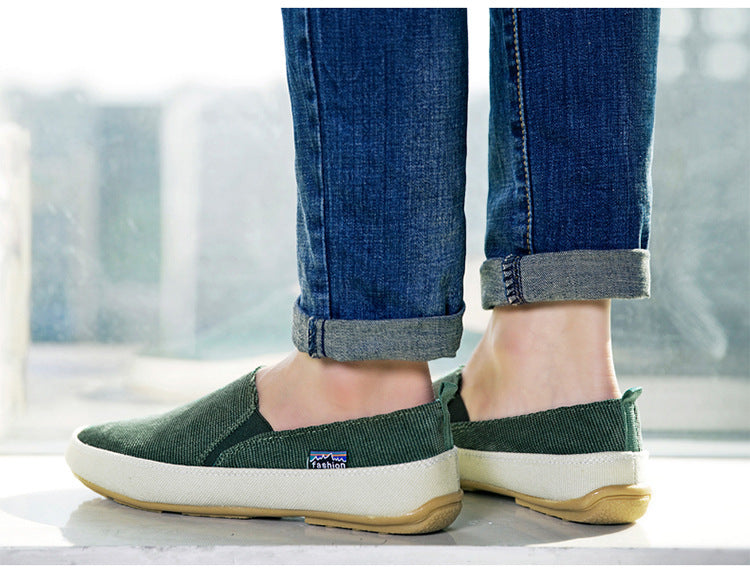 Autumn Cloth Shoes Men Men'S Breathable Youth Canvas Shoes