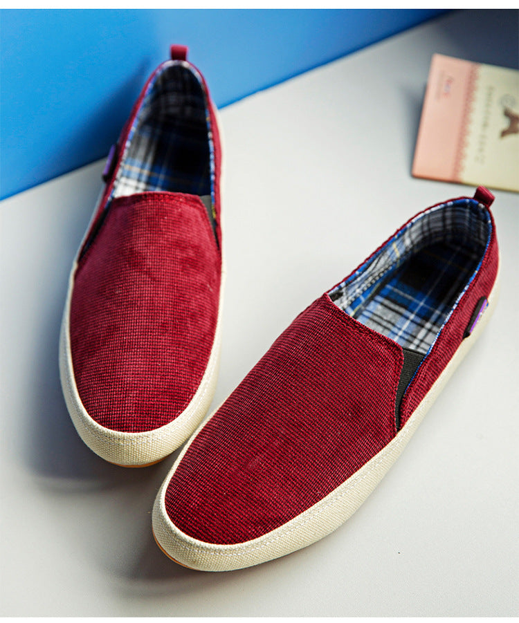 Autumn Cloth Shoes Men Men'S Breathable Youth Canvas Shoes