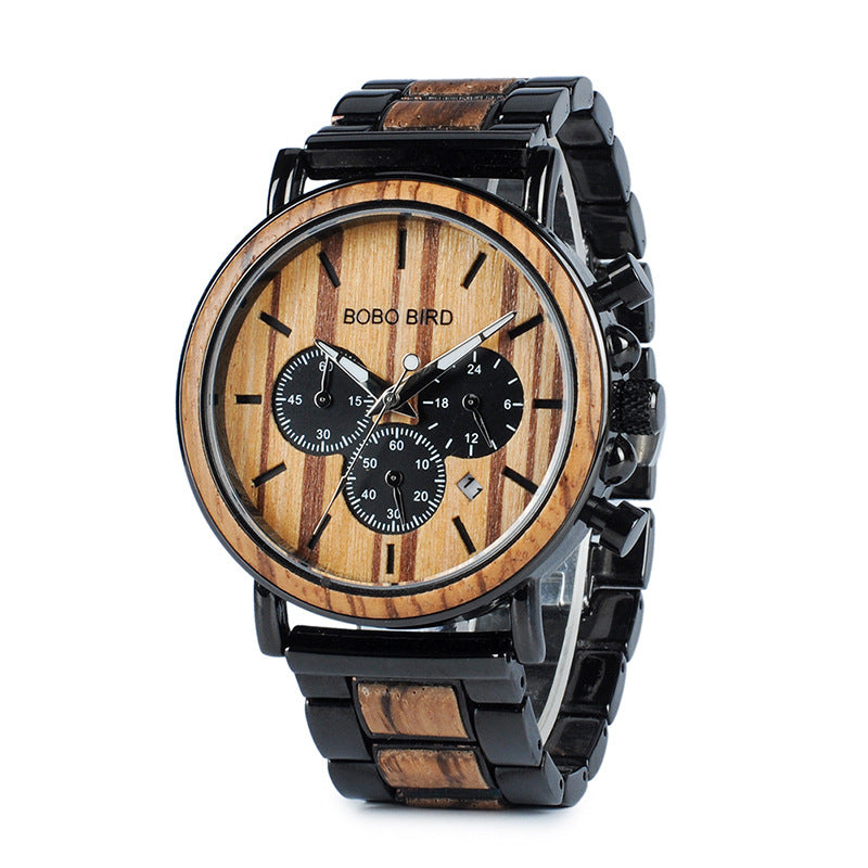 BOBO BIRD Wooden Men Watches Relogio Masculino
