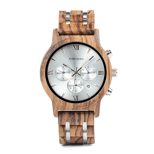 BOBO BIRD Wooden Men Watches Relogio Masculino