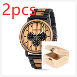 BOBO BIRD Wooden Men Watches Relogio Masculino