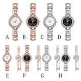 Watches-Set Bangle Clock Bracelet Wrist-Watch