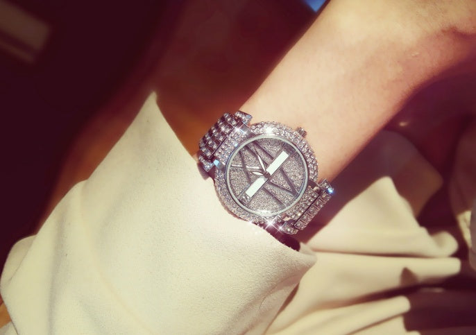 Luxury Diamond Women Watches Fashion Brand Stainless