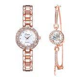 Watches-Set Bangle Clock Bracelet Wrist-Watch