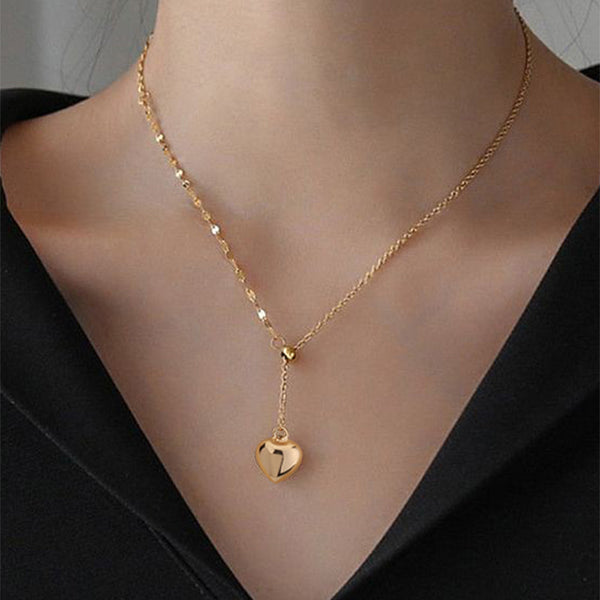 Europe And The United States Fashion Creative New Accessories Love Y-shaped Necklace Pendant Woman