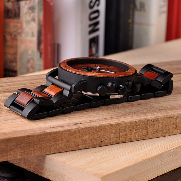 BOBO BIRD Wooden Men Watches Relogio Masculino