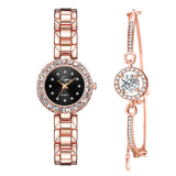 Watches-Set Bangle Clock Bracelet Wrist-Watch