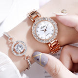 Watches-Set Bangle Clock Bracelet Wrist-Watch