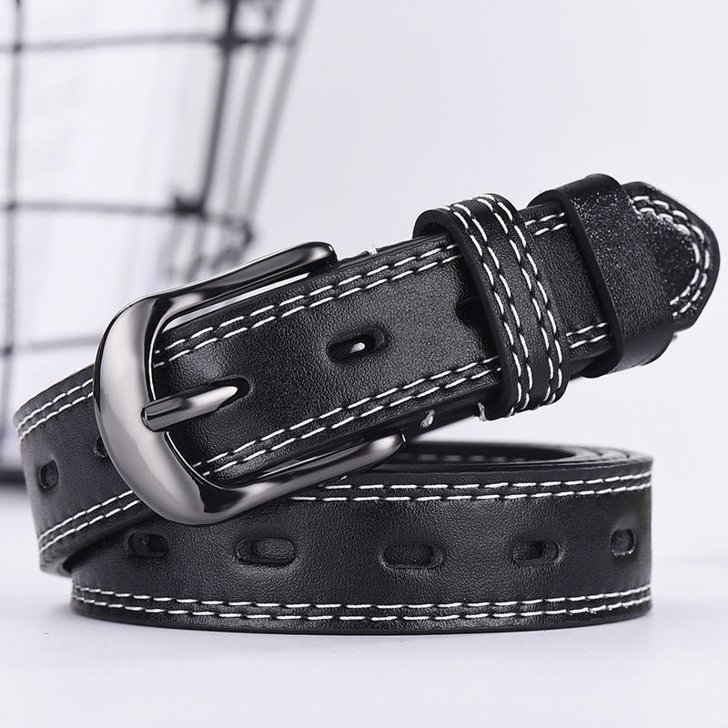 Two-line Men's And Women's Belts Young Students