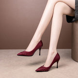 Pointed Shallow Mouth Single Shoes Women