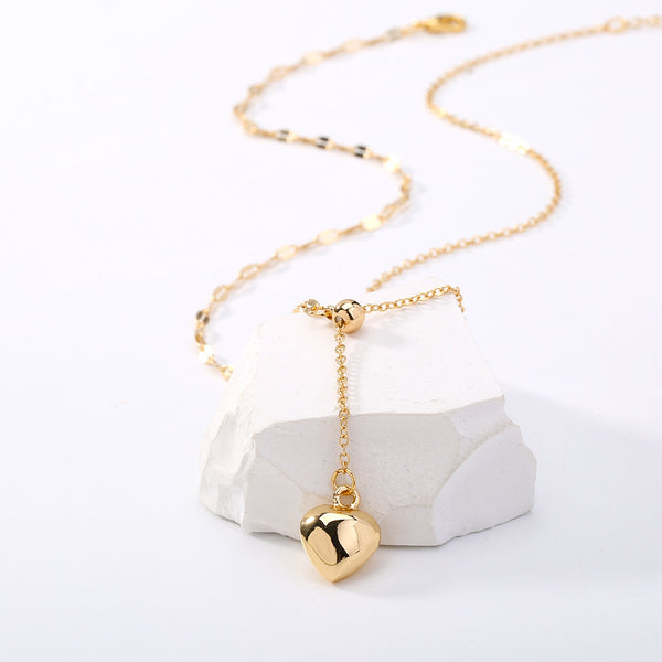 Europe And The United States Fashion Creative New Accessories Love Y-shaped Necklace Pendant Woman