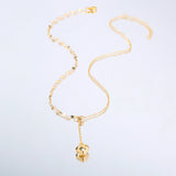 Europe And The United States Fashion Creative New Accessories Love Y-shaped Necklace Pendant Woman