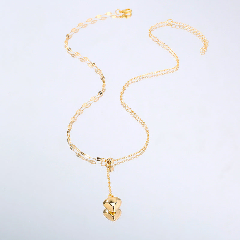 Europe And The United States Fashion Creative New Accessories Love Y-shaped Necklace Pendant Woman